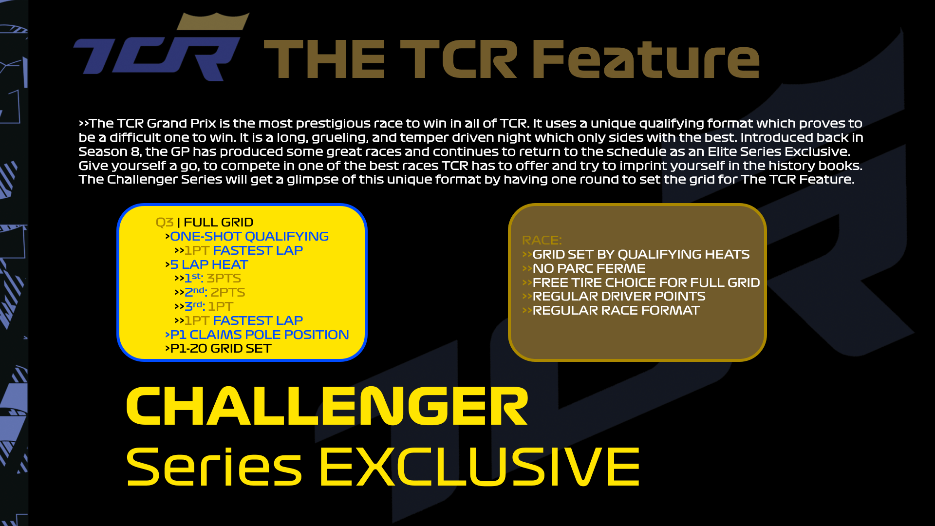 Pre-season Testing Info